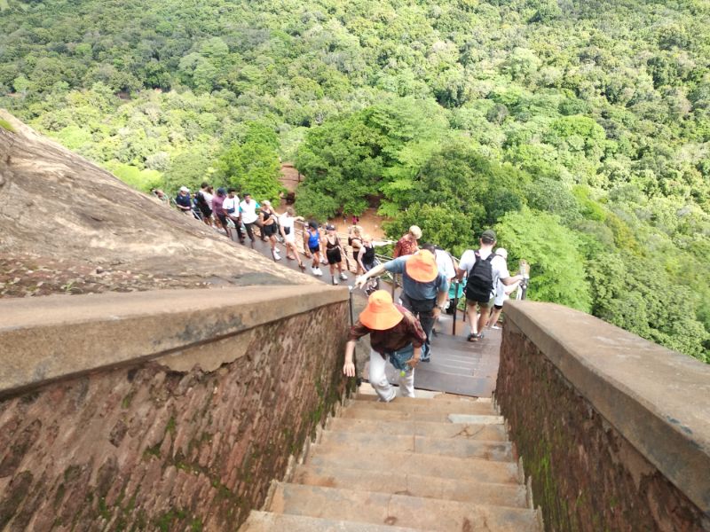 Výstup na skalu Sigiriya