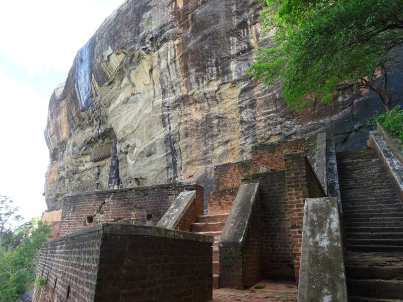 Výstup na skalu Sigiriya