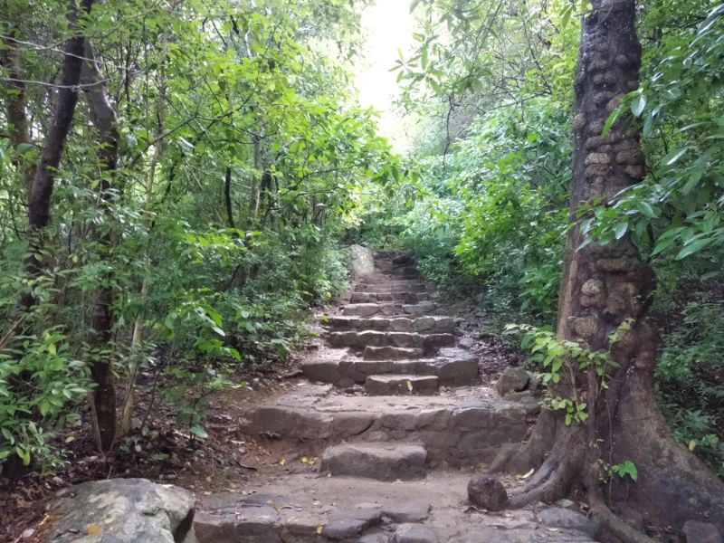 Cesta na skalu Pidurangala