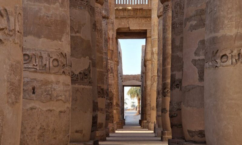 stĺpová sieň, karnak, luxor