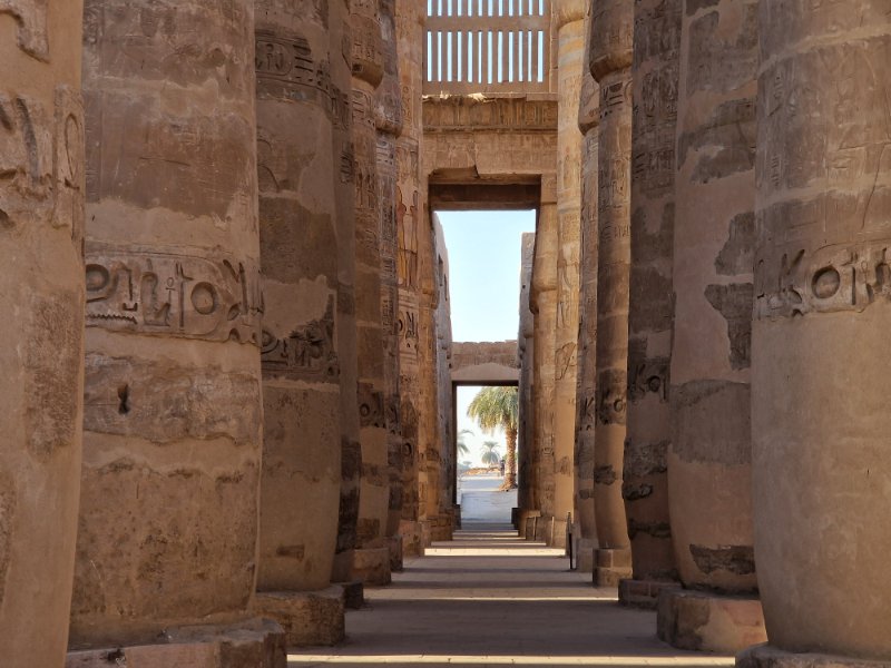 stĺpová sieň, karnak, luxor