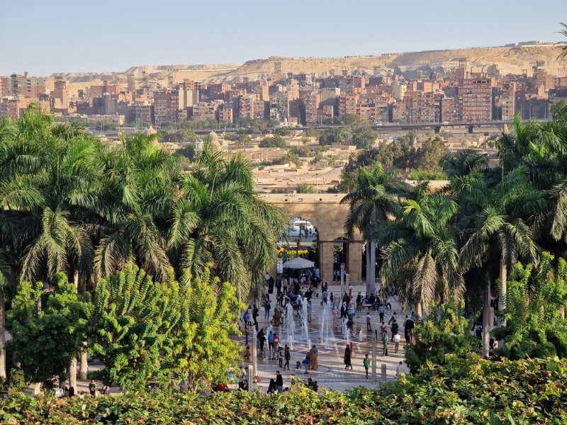 al azhar park, káhira