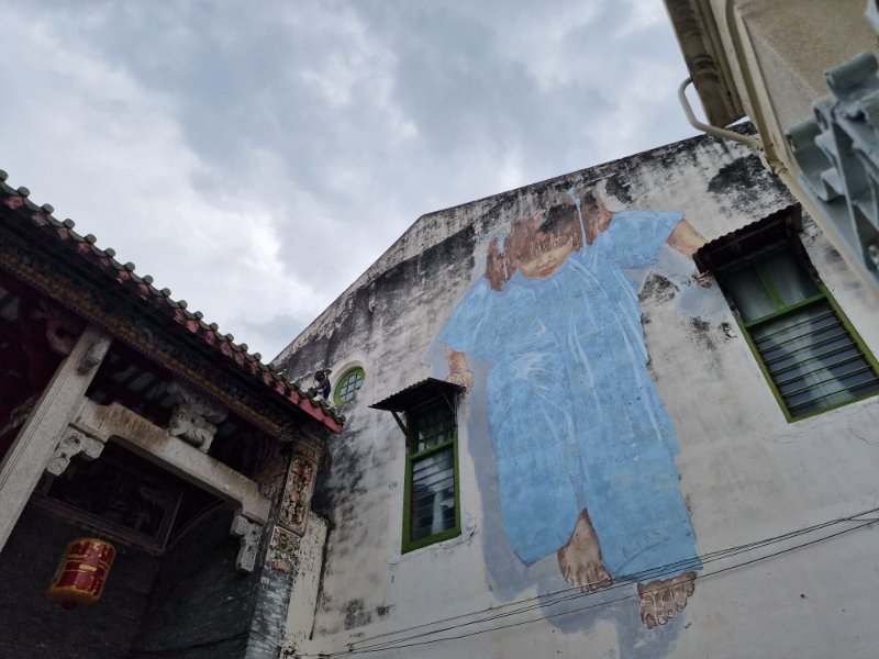 Street art v Penangu (George town), v Malajzii, 