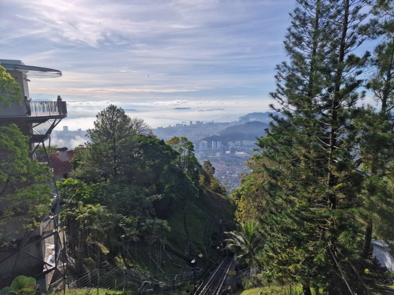 Výhľad z Penang hill, Malajzia