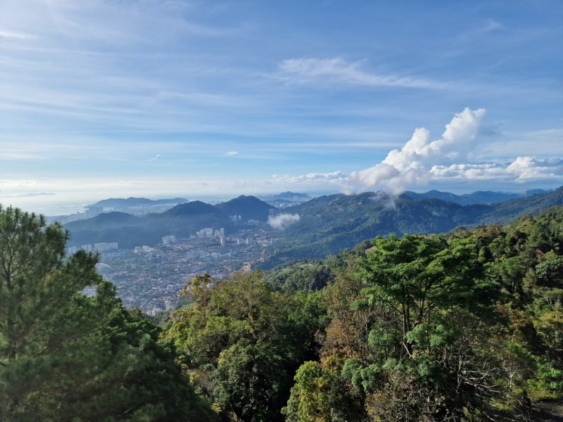 Výhľad z Penang hill, Malajzia