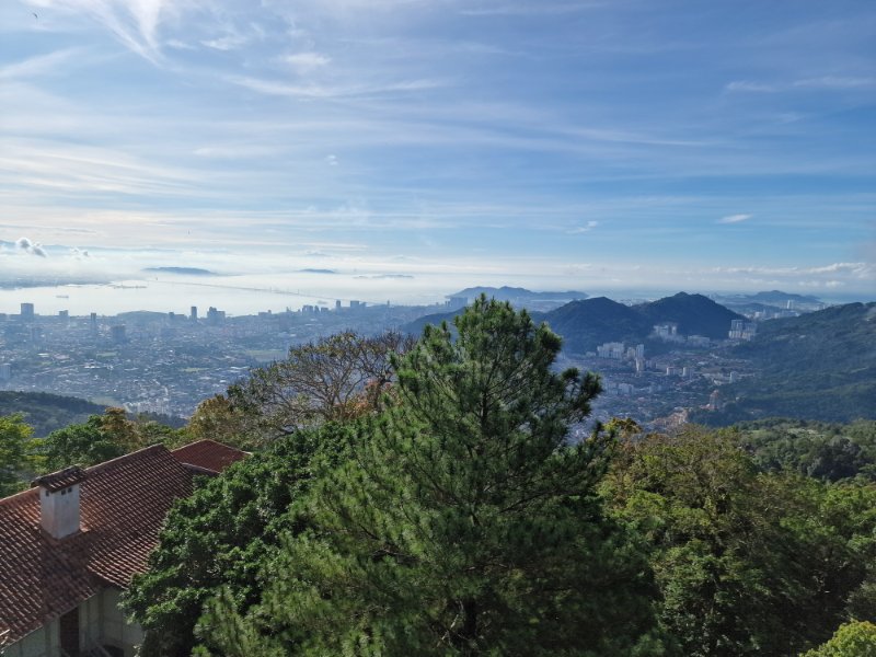 Výhľad z Penang hill, Malajzia