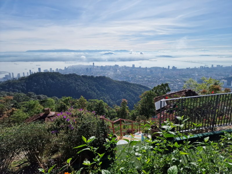 Výhľad z Penang hill, Malajzia