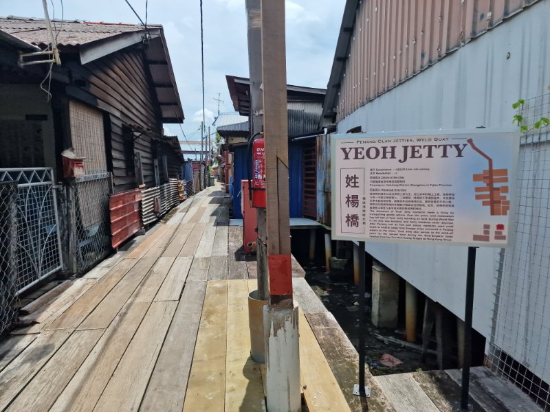 Yeoh jetty v Malajzii