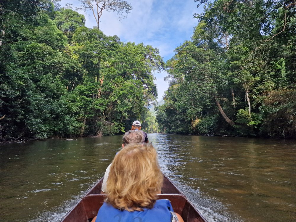 Výlet loďkou v Taman Negara