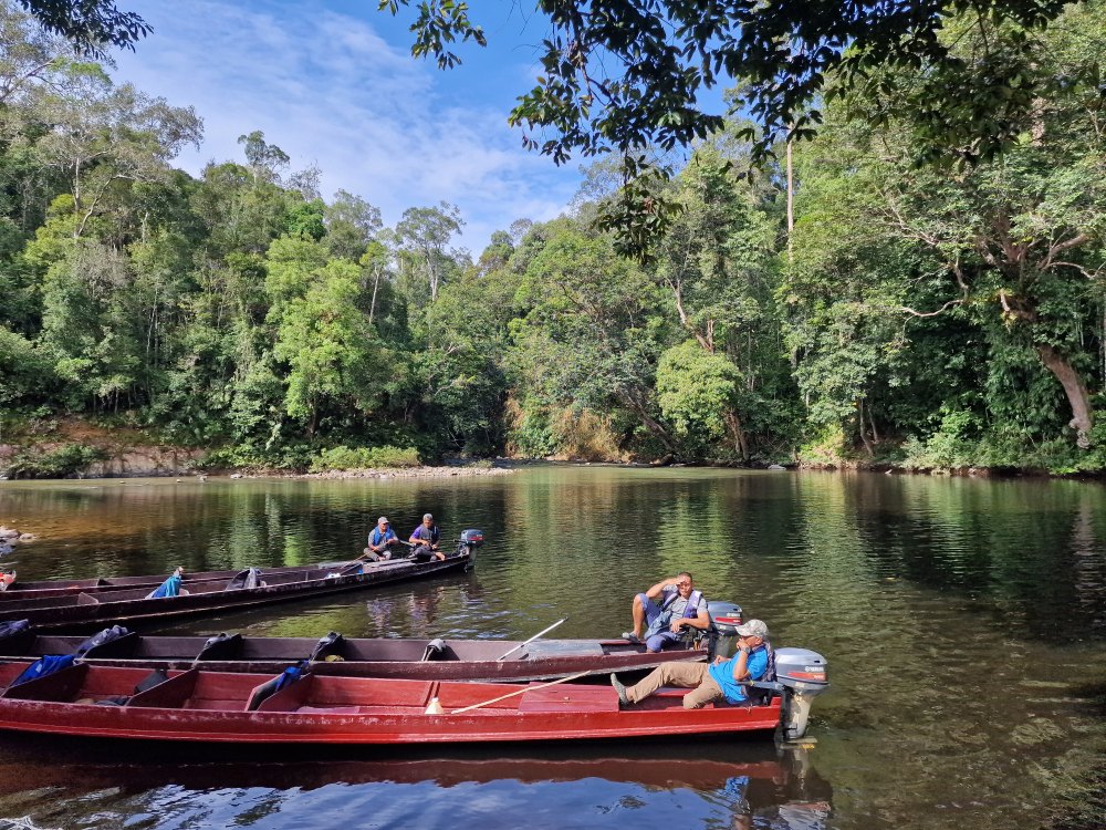 Výlet loďkou v Taman Negara