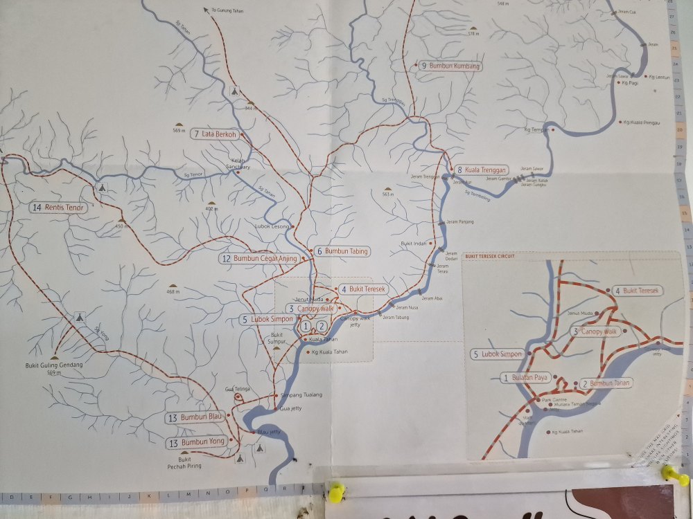 taman negara, mapa
