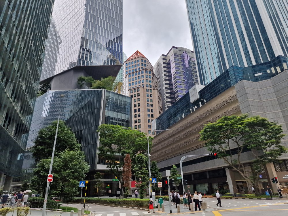 Mrakodrapy v Singapure, finančné centrum mesta